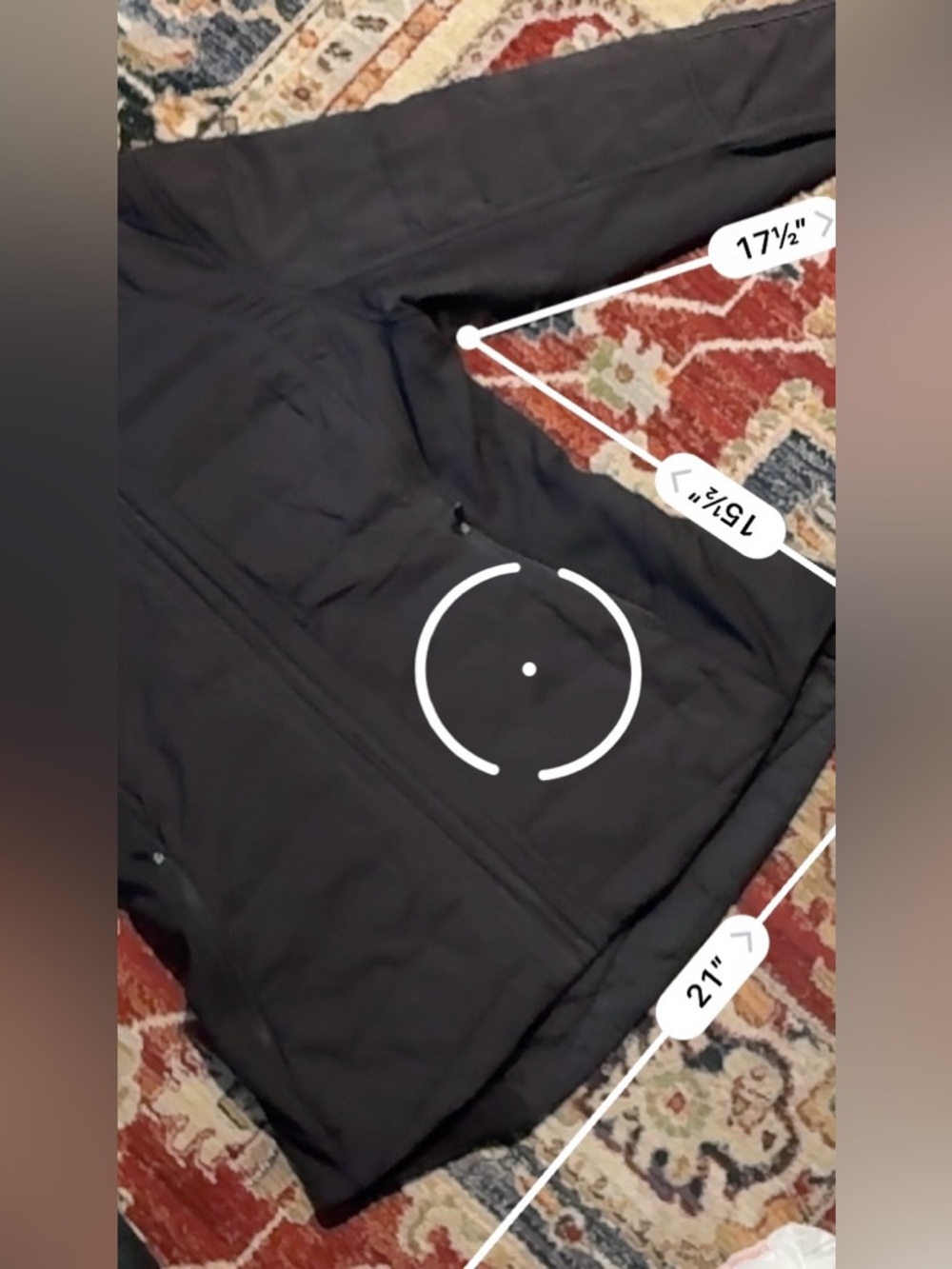 Lululemon Zip Up Jacket Black Womens Size 10 (US Medium) - Picture 6 of 8